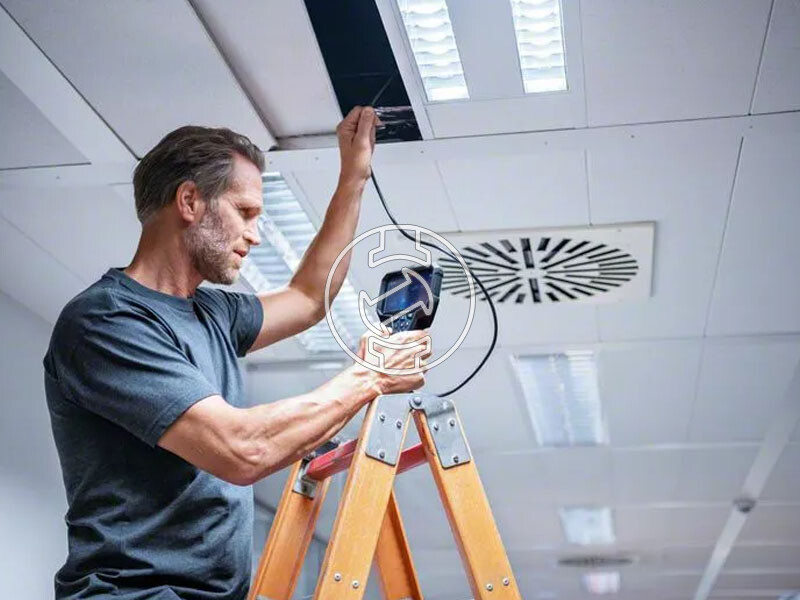 Bosch GIC 12V 5-27 C endoszkóp kamera L-Boxx, akku és töltővel