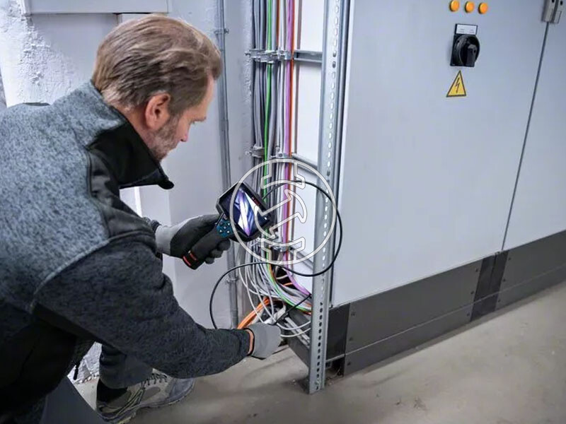 Bosch GIC 12V 5-27 C endoszkóp kamera L-Boxx, akku és töltő nélkül