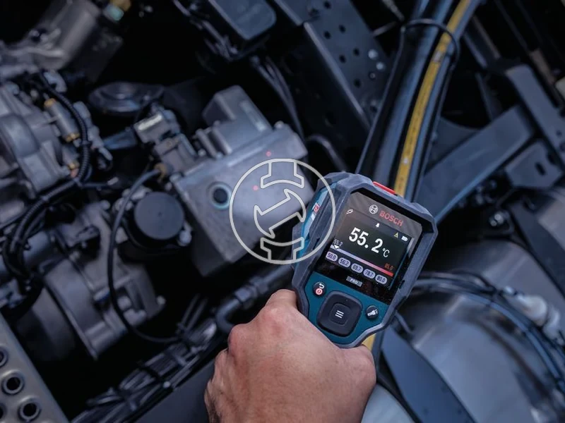Kép: Bosch GIS12V-800-16 infravoros homersekletmero 1 x 12 Ah akkutolto L-Boxx_10.webp
