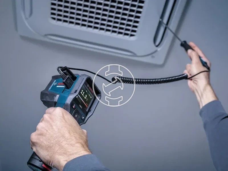 Kép: Bosch GIS12V-800-16 infravoros homersekletmero 1 x 12 Ah akkutolto L-Boxx_12.webp