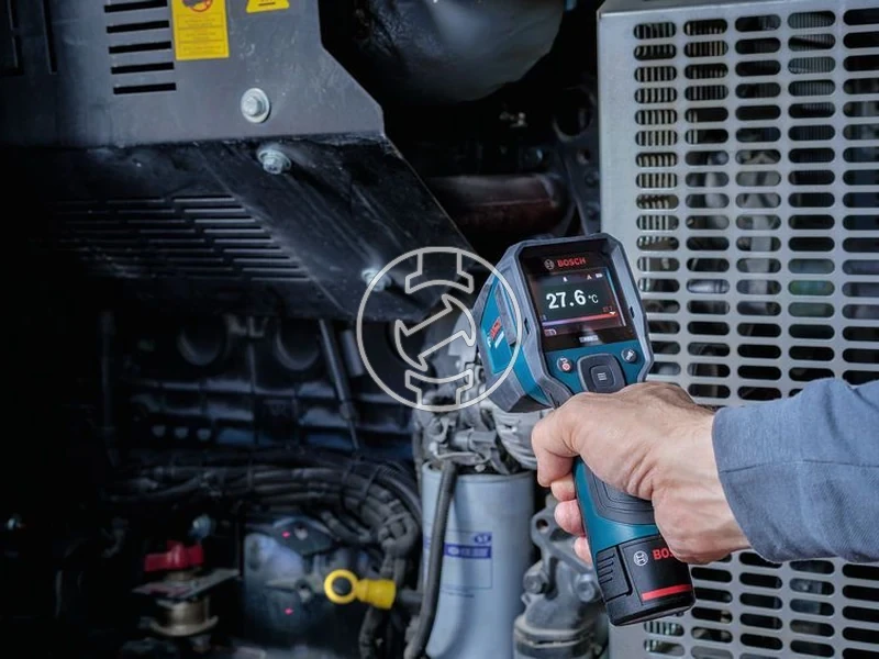 Kép: Bosch GIS12V-800-16 infravoros homersekletmero 1 x 12 Ah akkutolto L-Boxx_2.webp