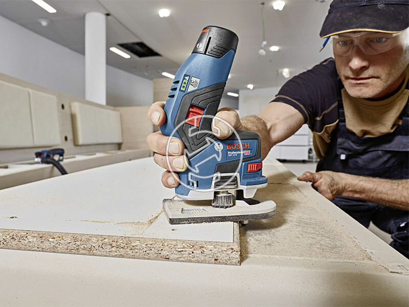 Bosch GKF 12V-8 akkus élmaró akku és töltő nélkül