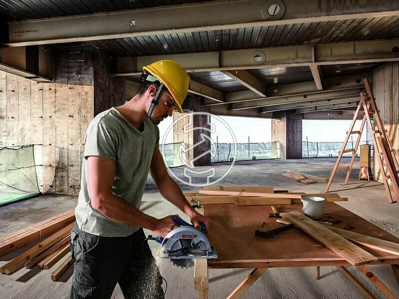 Bosch GKS 140 elektromos körfűrész 1400 W