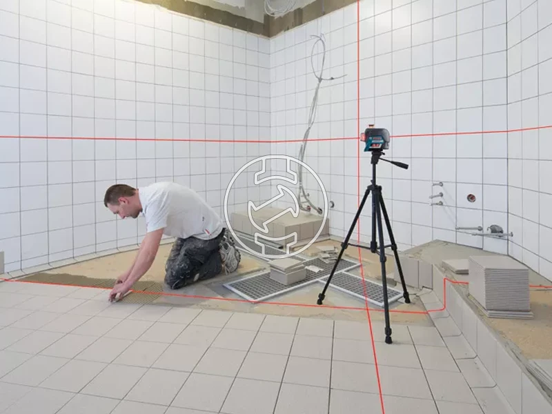 Bosch GLL 3-80 C Piros vonallézer Hatósugár jelfogóval: 0 - 120 m | 1 x 2 Ah akku + töltő | L-Boxx-ban