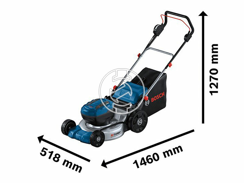 Bosch GRA 18V2-46 akkus fűnyíró Akku és töltő nélkül