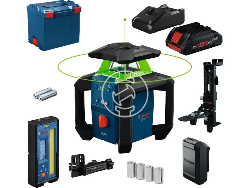 Kép: Bosch GRL18V-4-34CVG forgolezer 1 x 4 Ah akkutolto L-Boxx  WM5_0.webp