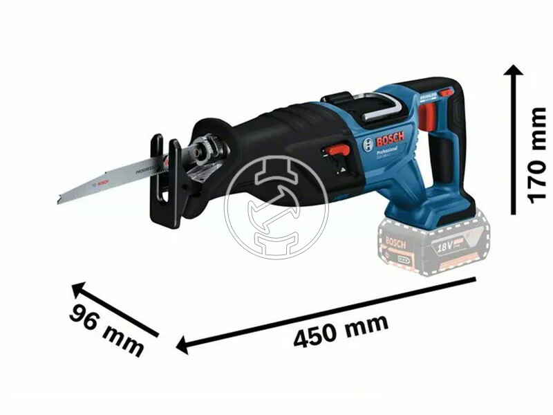 Bosch GSA 185-LI akkus orrfűrész kartonban (akku és töltő nélkül)