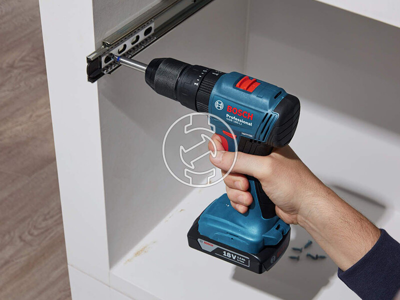 Bosch GSB 185-LI akkus ütvefúró-csavarozó akku és töltő nélkül szerszámkofferben