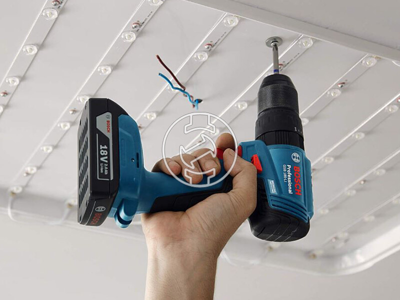 Bosch GSB 185-LI akkus ütvefúró-csavarozó akku és töltő nélkül szerszámkofferben