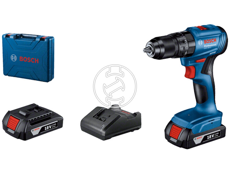 Bosch GSB 185-LI akkus ütvefúró-csavarozó szerszámkofferben