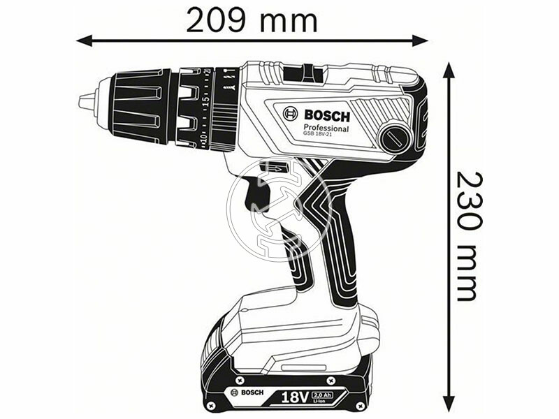Bosch GSB 18V-21 akkus ütvefúró-csavarozó