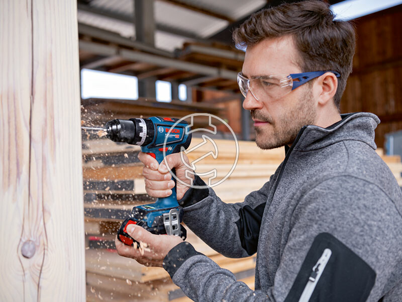 Bosch GSB 18V-90 C akkus ütvefúró-csavarozó ProCore L-Boxx-ban + GCY 42