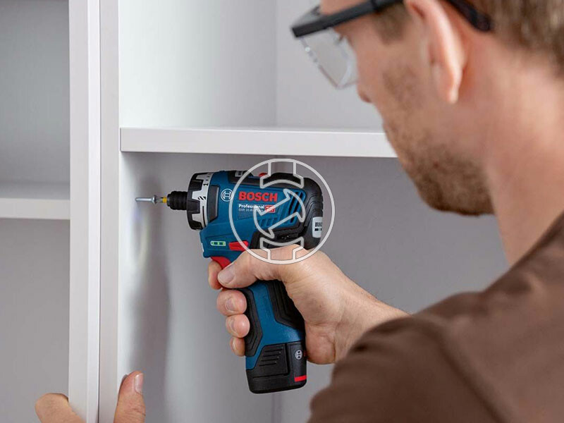Bosch GSR 12V-35 HX akkus fúrócsavarozó bitbefogással