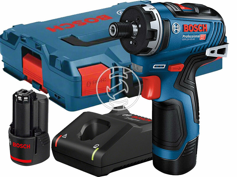 Bosch GSR 12V-35 HX akkus fúrócsavarozó bitbefogással