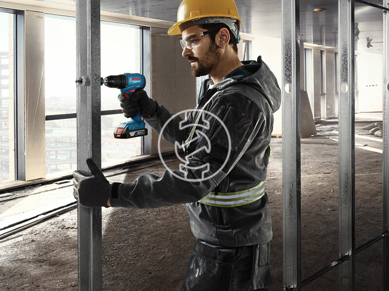 Bosch GSR 185-LI 1 x 4Ah akkus fúrócsavarozó tokmányos