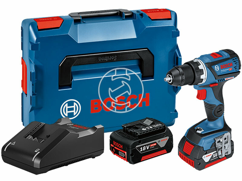 Bosch GSR 18V-60 C akkus fúrócsavarozó tokmányos L-Boxx-ban