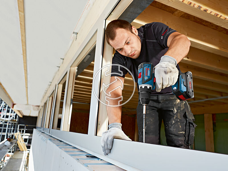 Bosch GSR 18V-60 C akkus fúrócsavarozó tokmányos L-Boxx-ban