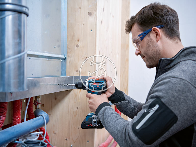 Bosch GSR 18V-90 C akkus fúrócsavarozó tokmányos (akku és töltő nélkül)