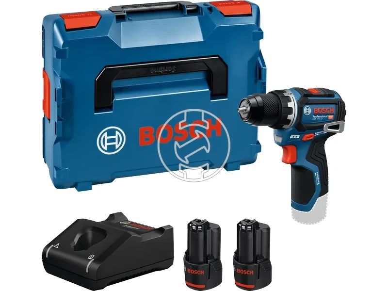 Kép: Bosch GSR12V-32 akkus furocsavarozo tokmanyos 2 x 3 Ah akkutolto L-Boxx_0.webp