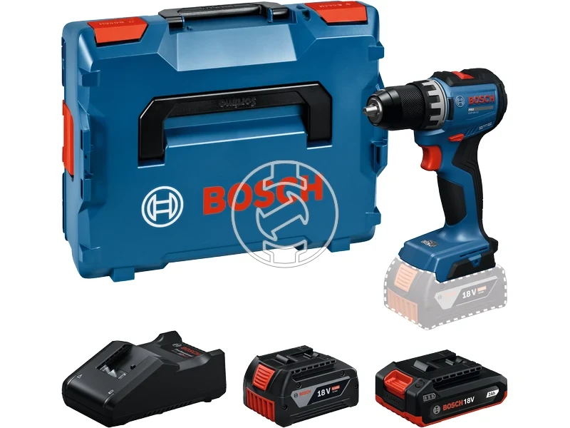 Kép: Bosch GSR18V-52 akkus furocsavarozo tokmanyos 1x2 Ah1x4 Ah akkutolto L-Boxx_0.webp