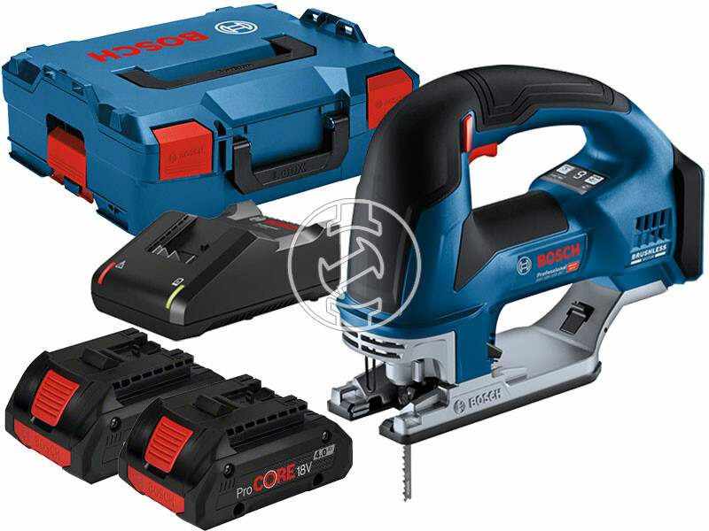 Bosch GST 18V-155 BC akkus dekopírfűrész 2 x 4Ah L-BOXX-ban