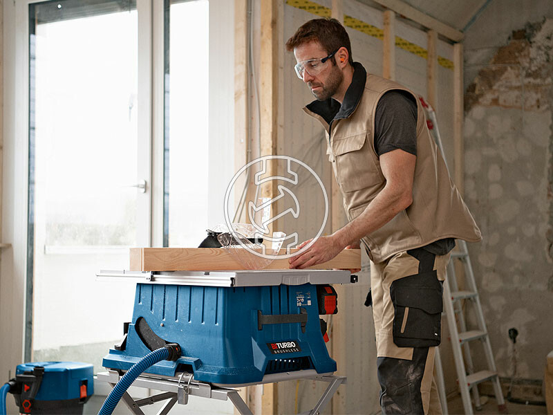 Bosch GTS 18V-216 BITURBO akkus asztali körfűrész