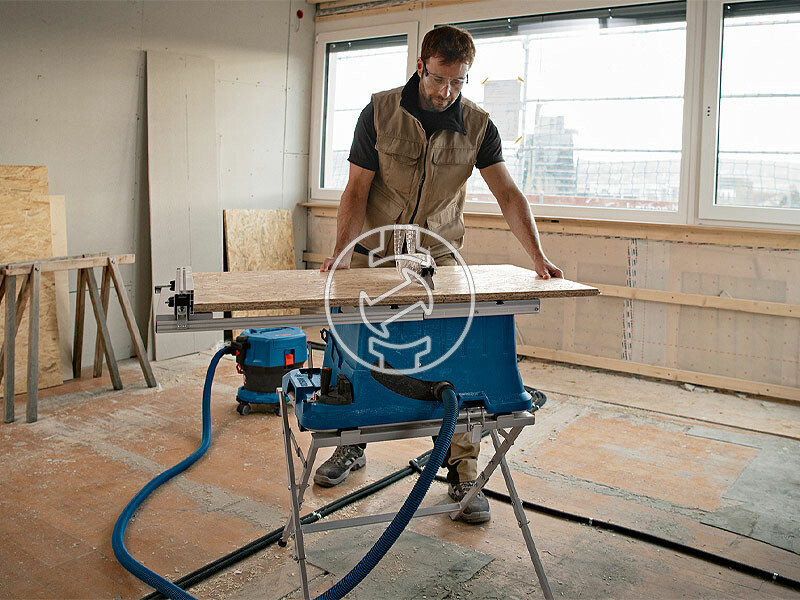 Bosch GTS 18V-216 BITURBO akkus asztali körfűrész