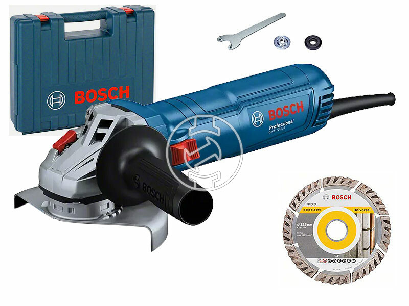 Bosch GWS 12-127 elektromos sarokcsiszoló 1200 W ?125 mm