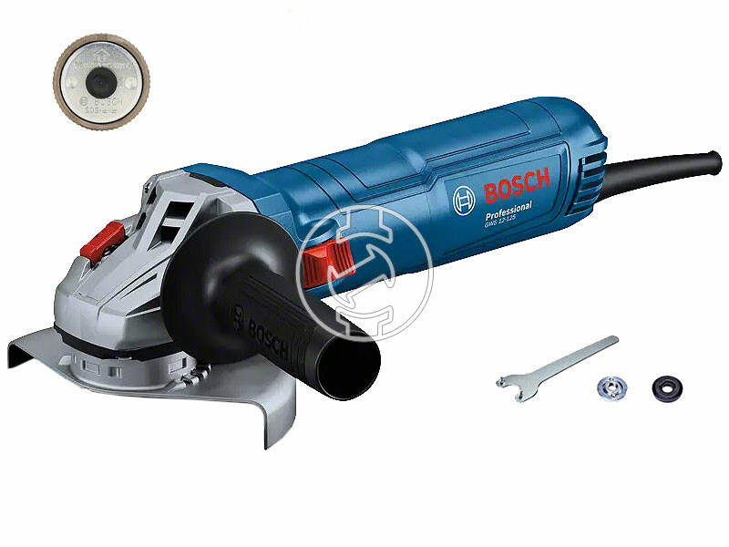 Bosch GWS 12-128 elektromos sarokcsiszoló 1200 W ?125 mm