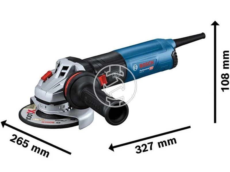 Bosch GWS 14-125 (C) elektromos sarokcsiszoló 125 mm | 2800 - 11500 RPM | 1400 W | Kartondobozban