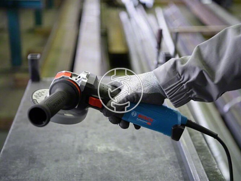 Bosch GWS 14-125 S elektromos sarokcsiszoló kartondobozban