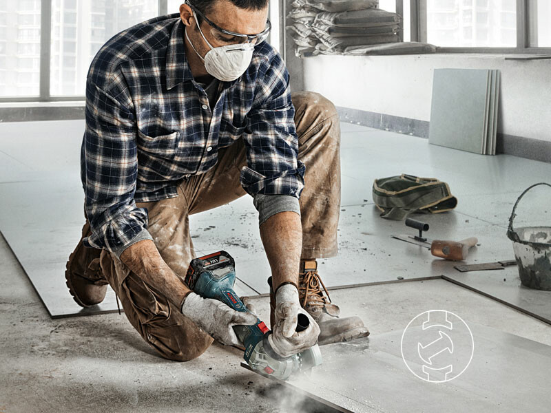 Bosch GWS 180-LI akkus sarokcsiszoló (akku és töltő nélkül)