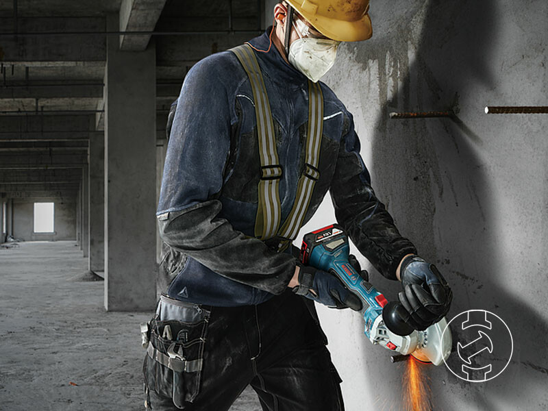 Bosch GWS 180-LI akkus sarokcsiszoló (akku és töltő nélkül)