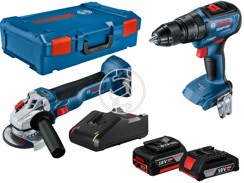 Bosch GWS 18V-10 + GSB 18V-50 gépcsomag