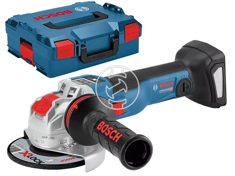 Bosch GWX 18V-10 SC akkus sarokcsiszoló 18 V | 125 mm | 4500 - 9000 RPM | Szénkefementes | Akku és töltő nélkül | L-Boxx-ban