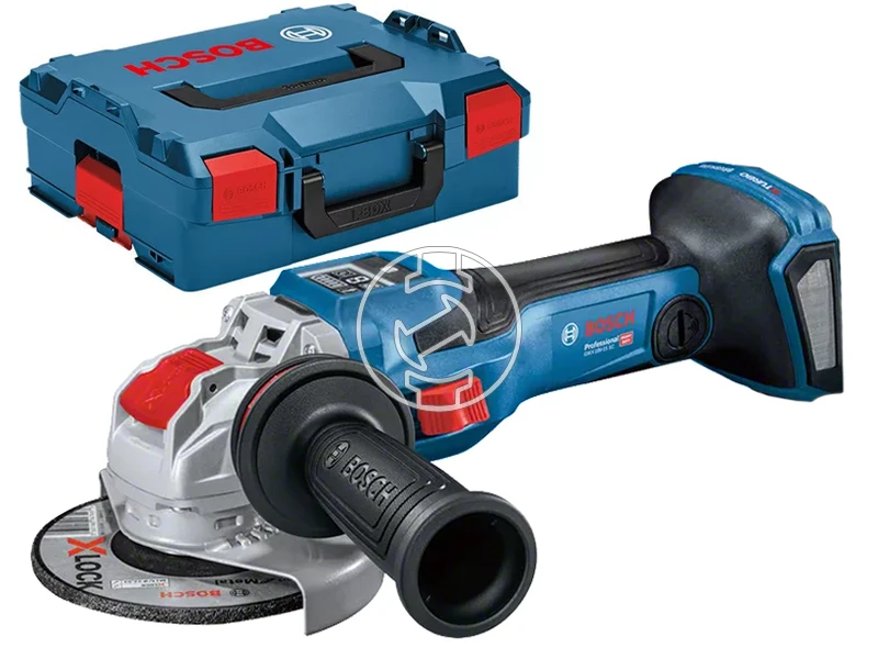 Bosch GWX 18V-15 SC akkus sarokcsiszoló 18 V | 125 mm | 3400 - 9800 RPM | Szénkefementes | Akku és töltő nélkül | L-Boxx-ban