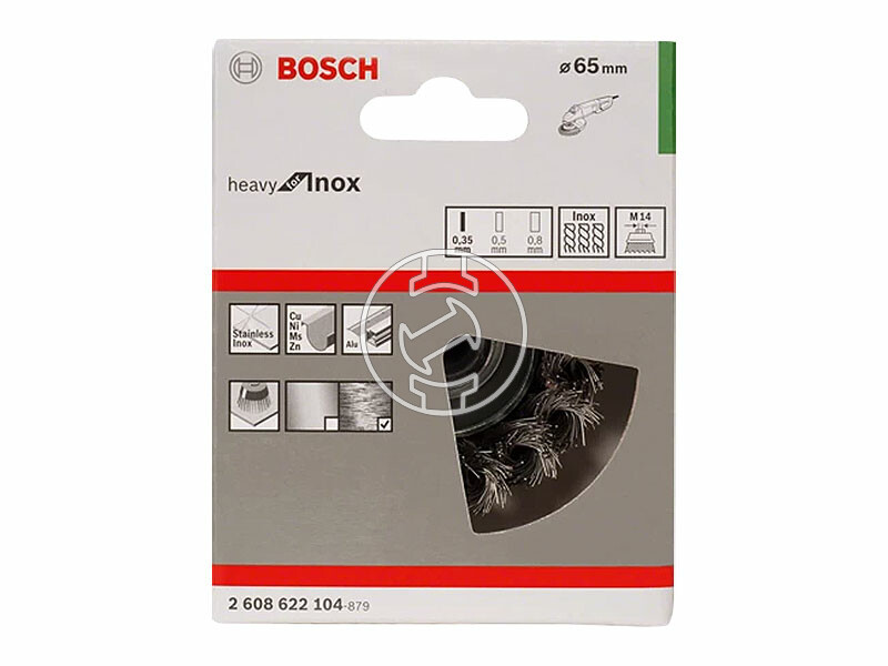 Bosch Heavy for Inox 65 mm fonott drótkorong kúpos