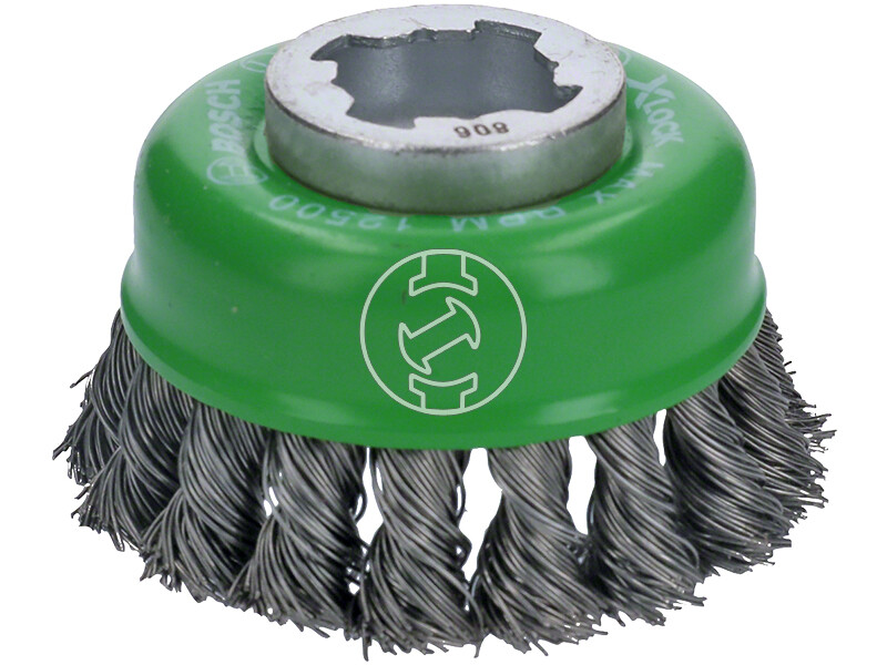 Bosch Heavy for Inox X-LOCK 75mm fonott drótkorong kúpos