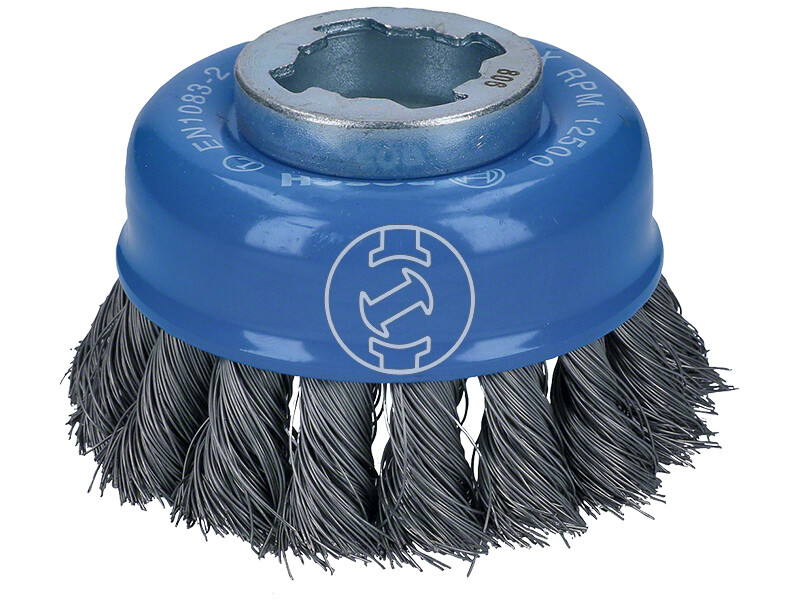 Bosch Heavy for Metal X-LOCK 75mm fonott drótkorong kúpos