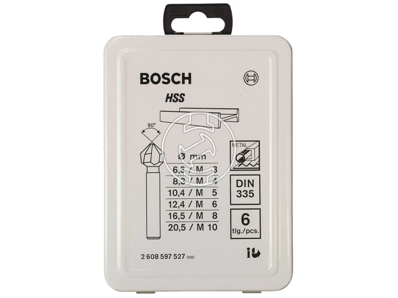 Bosch HSS süllyesztő fúró készlet