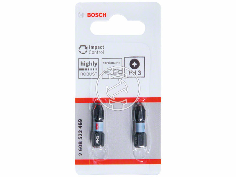 Bosch Impact Control PH3, 25 mm csavarbehajtó bit 2 db