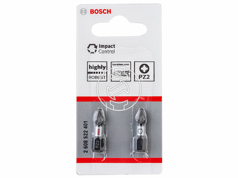 Bosch Impact Control PZ2, 25 mm csavarbehajtó bit 2 db