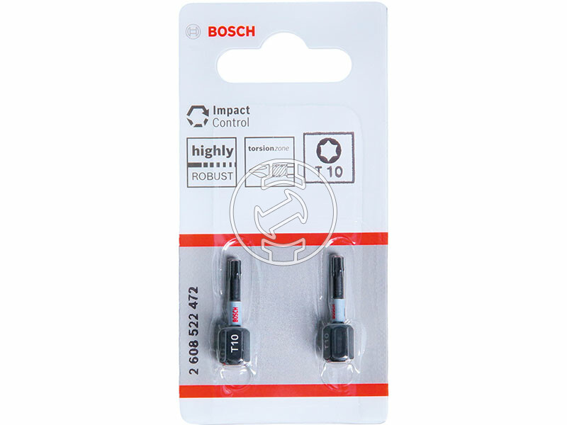 Bosch Impact Control T10, 25 mm csavarbehajtó bit 2 db