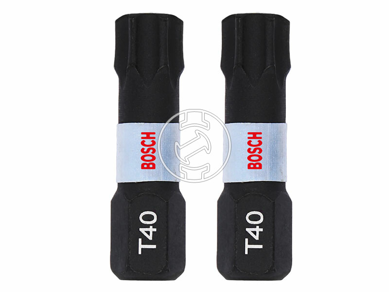 Bosch Impact Control T40, 25 mm csavarbehajtó bit 2 db