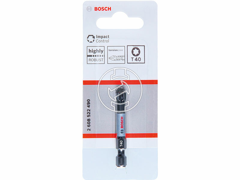 Bosch Impact Control T40, 50 mm csavarbehajtó bit