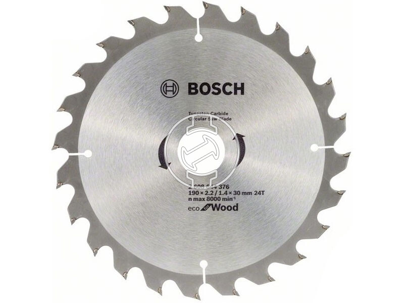 Bosch körfűrészlap 190 x 30 mm | fogszám: 24 db | vágásszélesség: 2,2 mm 10 db