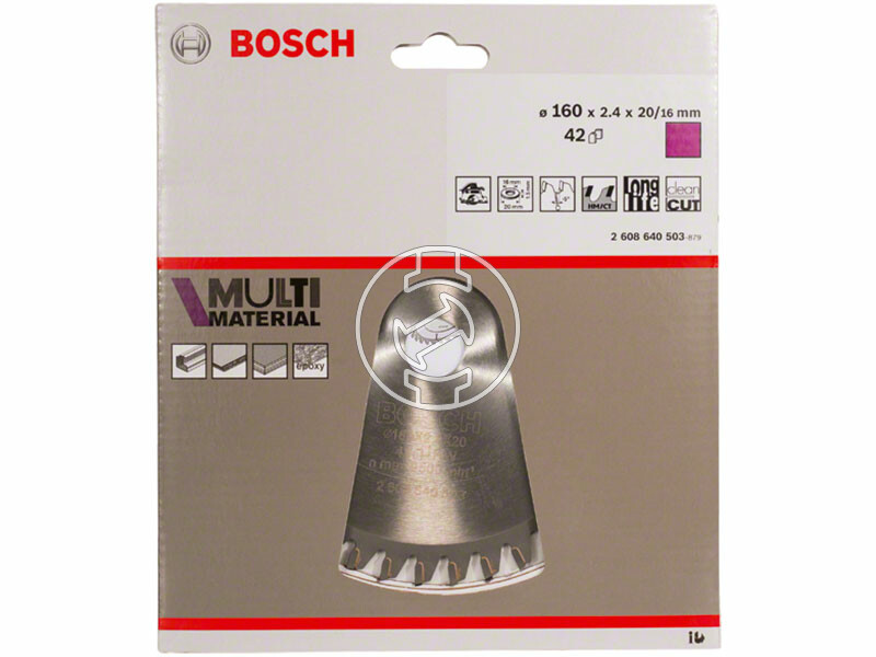 Bosch MultiMaterial ø 160 x 2,4 / 1,8 x 20 / 16 mm körfűrészlap