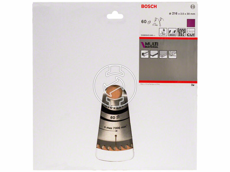 Bosch MultiMaterial ø 216 x 2,5 / 1,8 x 30 mm körfűrészlap