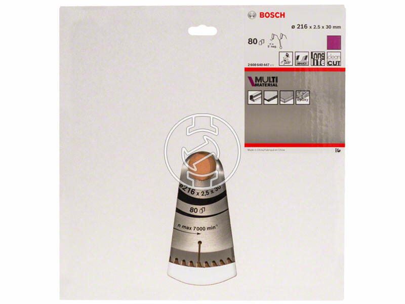 Bosch MultiMaterial ø 216 x 2,5 / 1,8 x 30 mm körfűrészlap