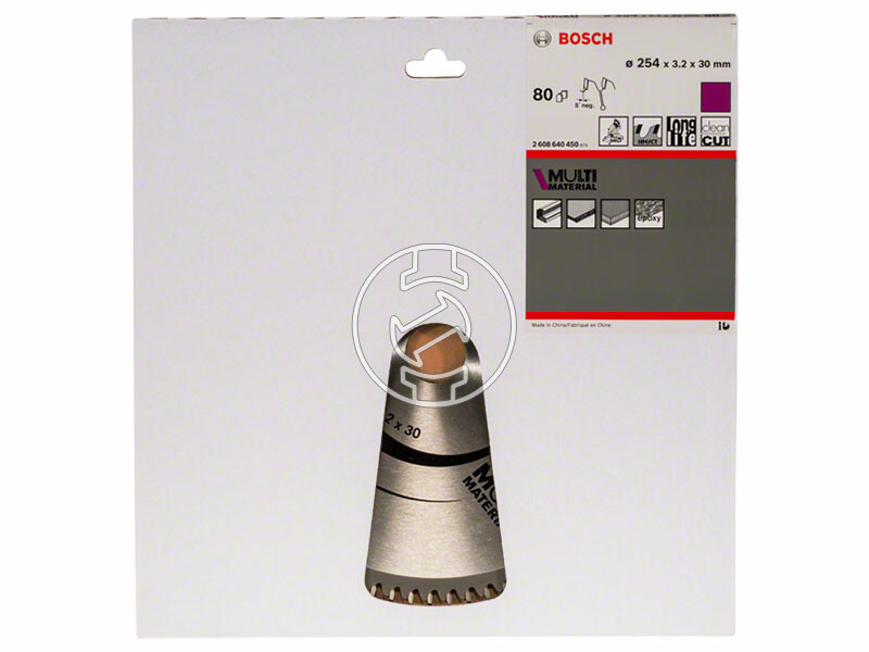 Bosch MultiMaterial ø 254 x 3,2 / 2,5 x 30 mm körfűrészlap